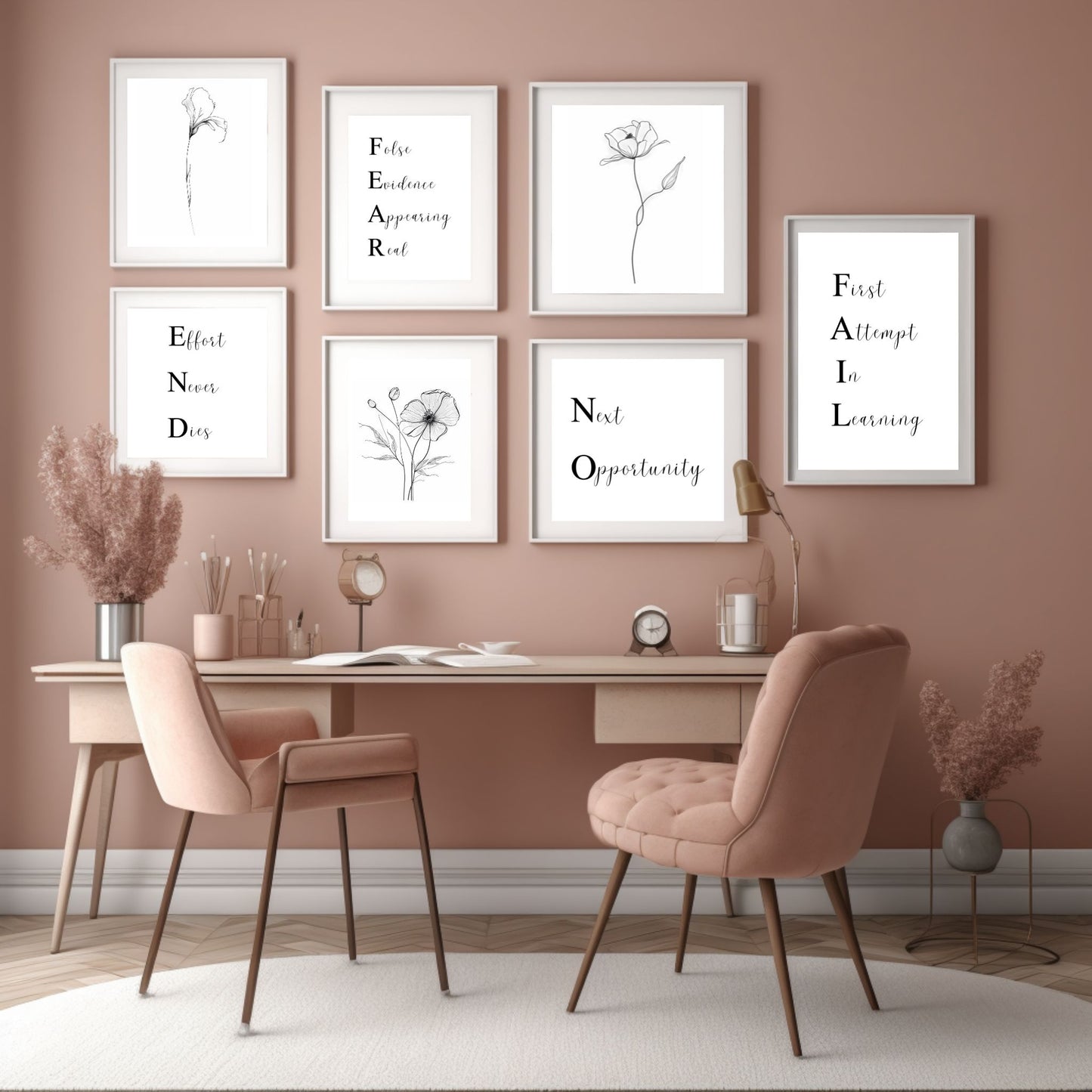 Motivational print for girl boss