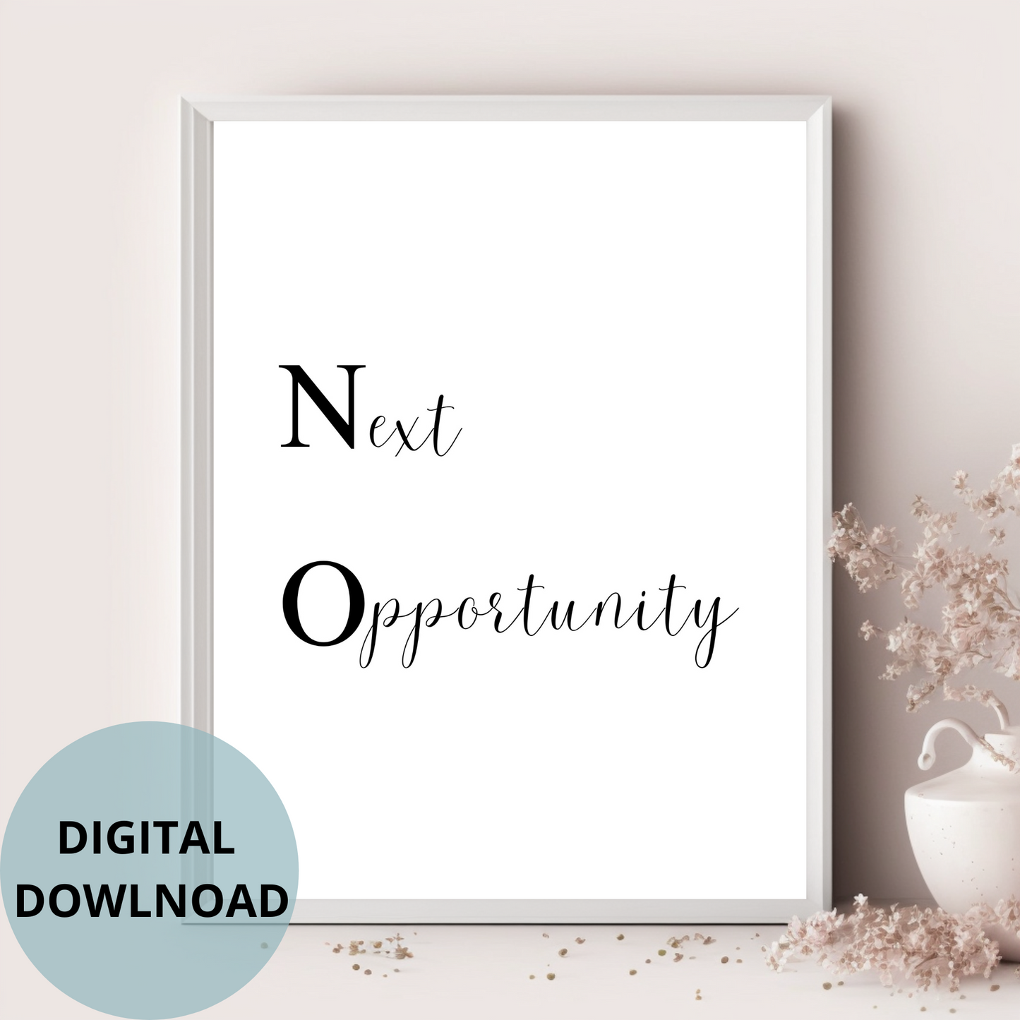 Motivational print for girl boss