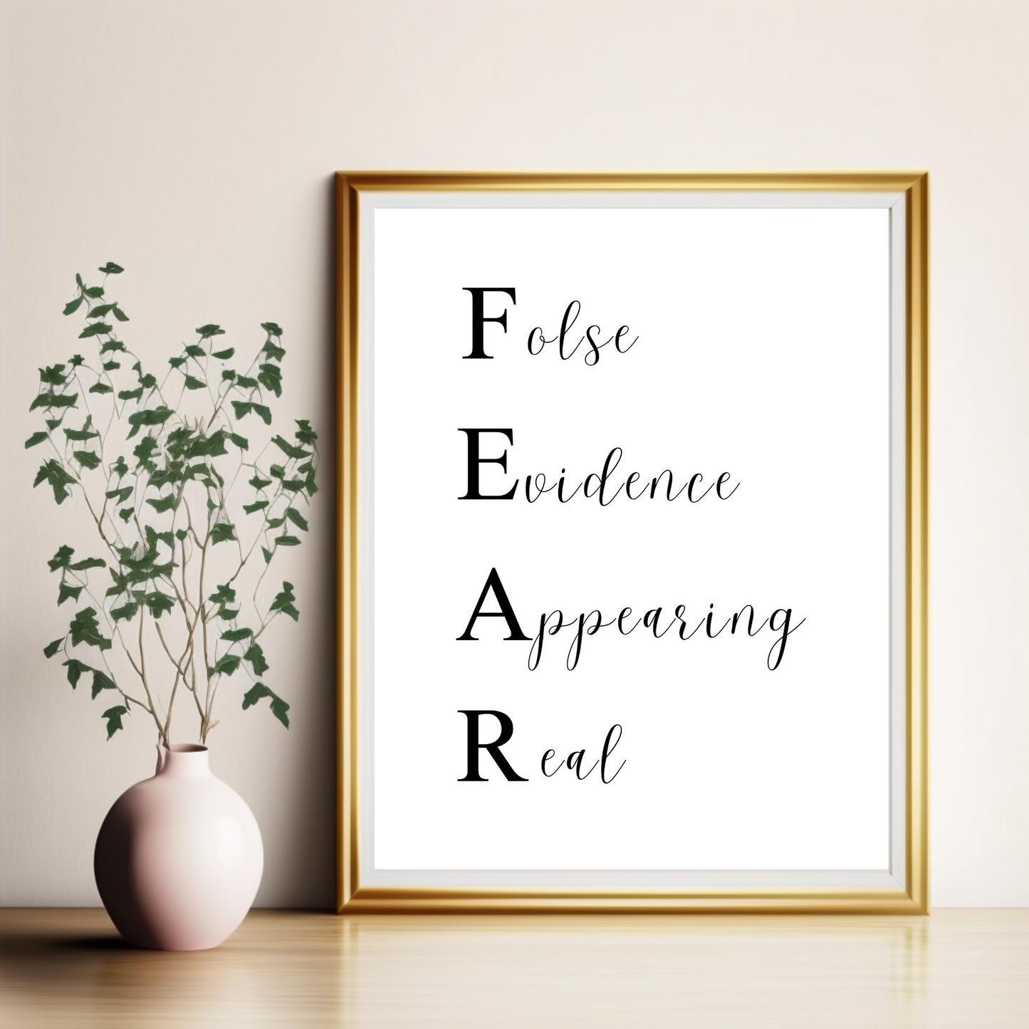 Motivational print for girl boss