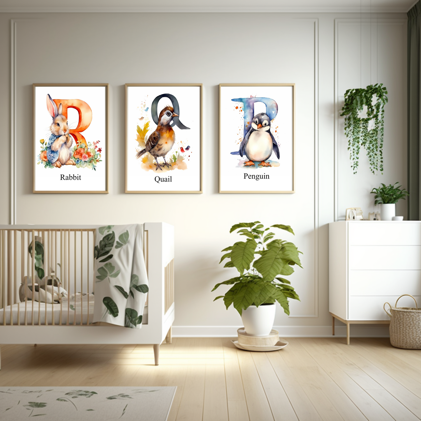 Animal Alphabet Nursery Prints