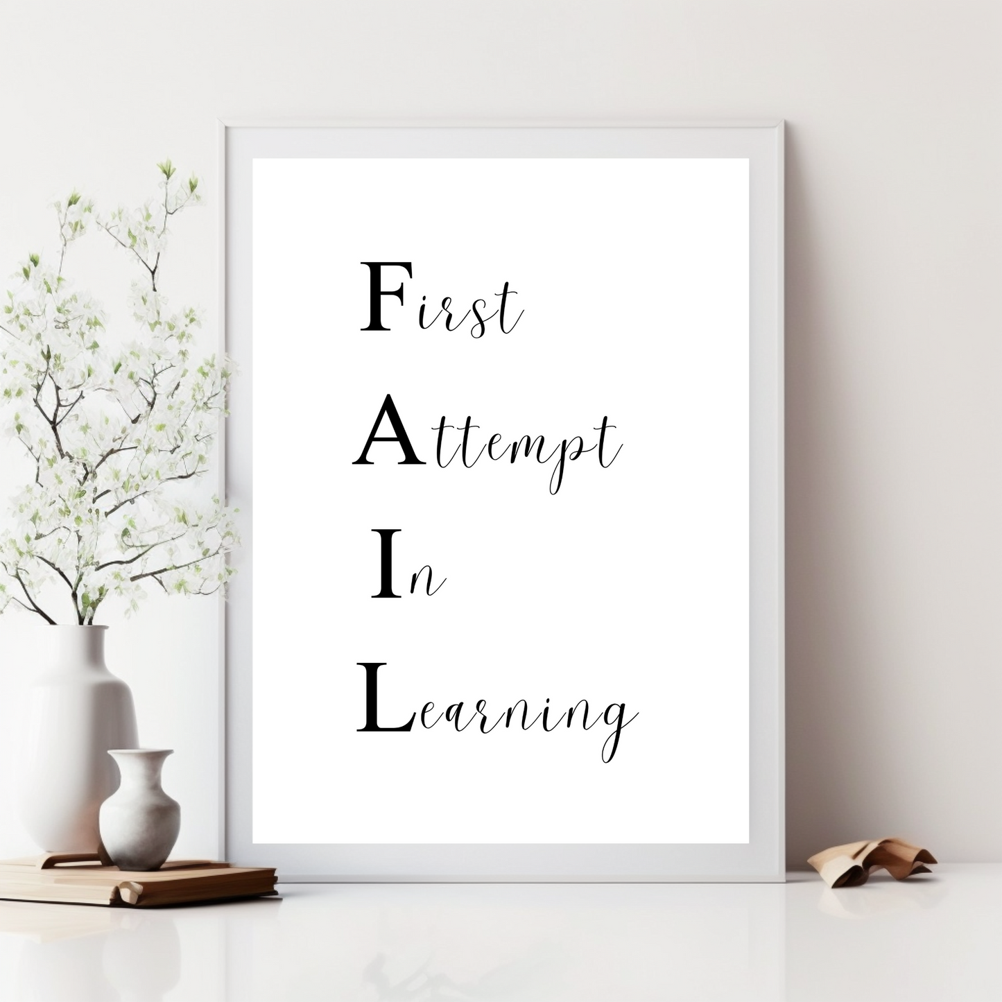 Motivational print for girl boss