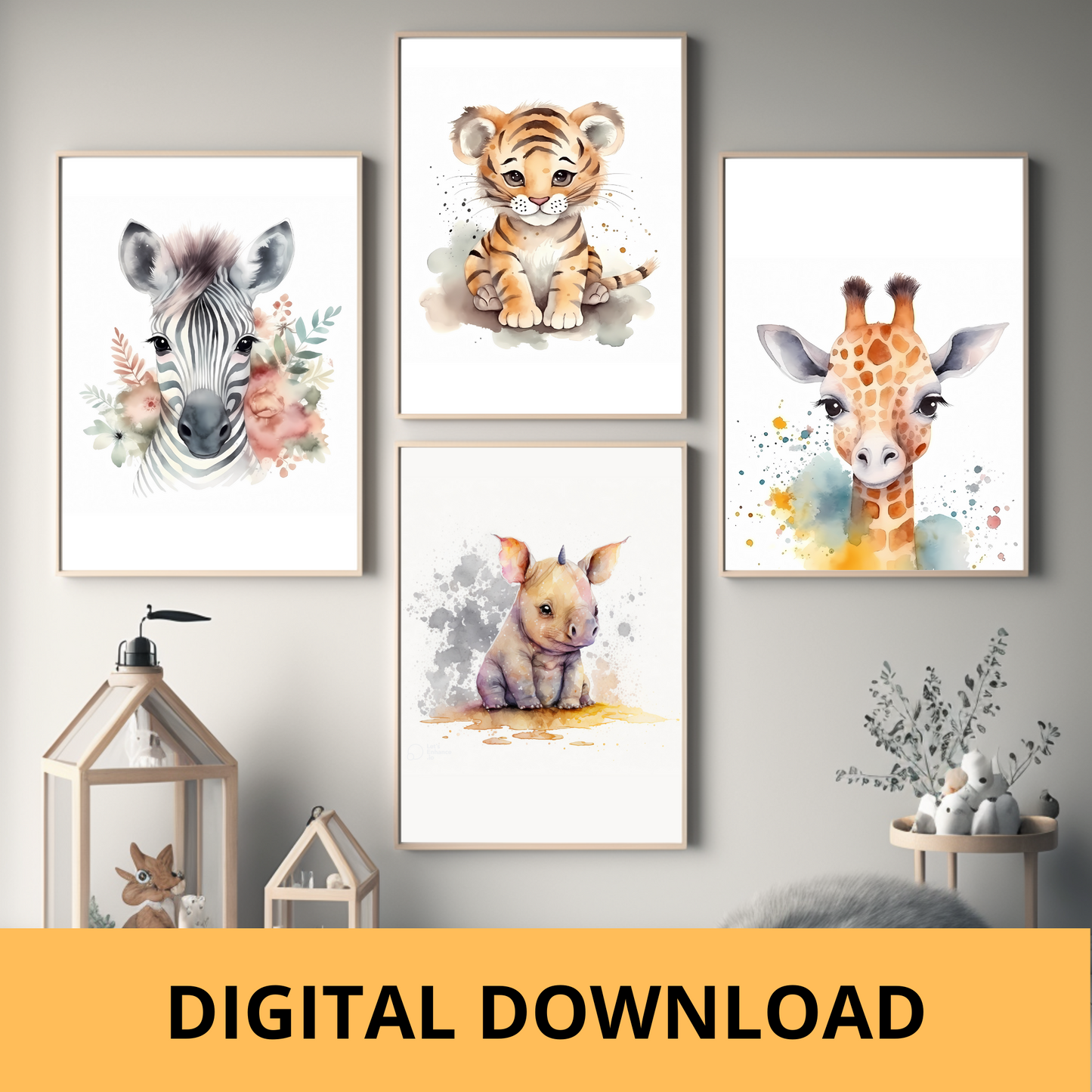 Animal Printables for Nursery Room
